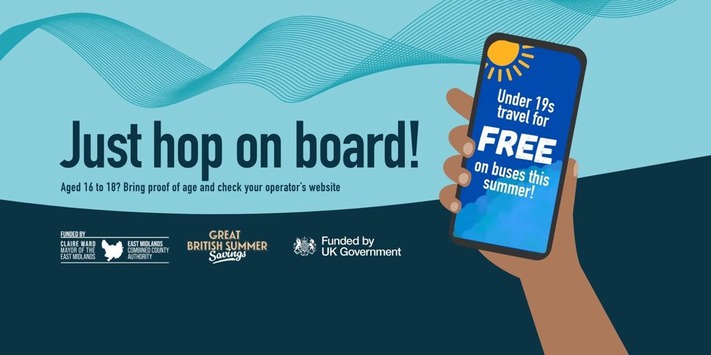 FREE bus travel for under 19s in Nottinghamshire this summer